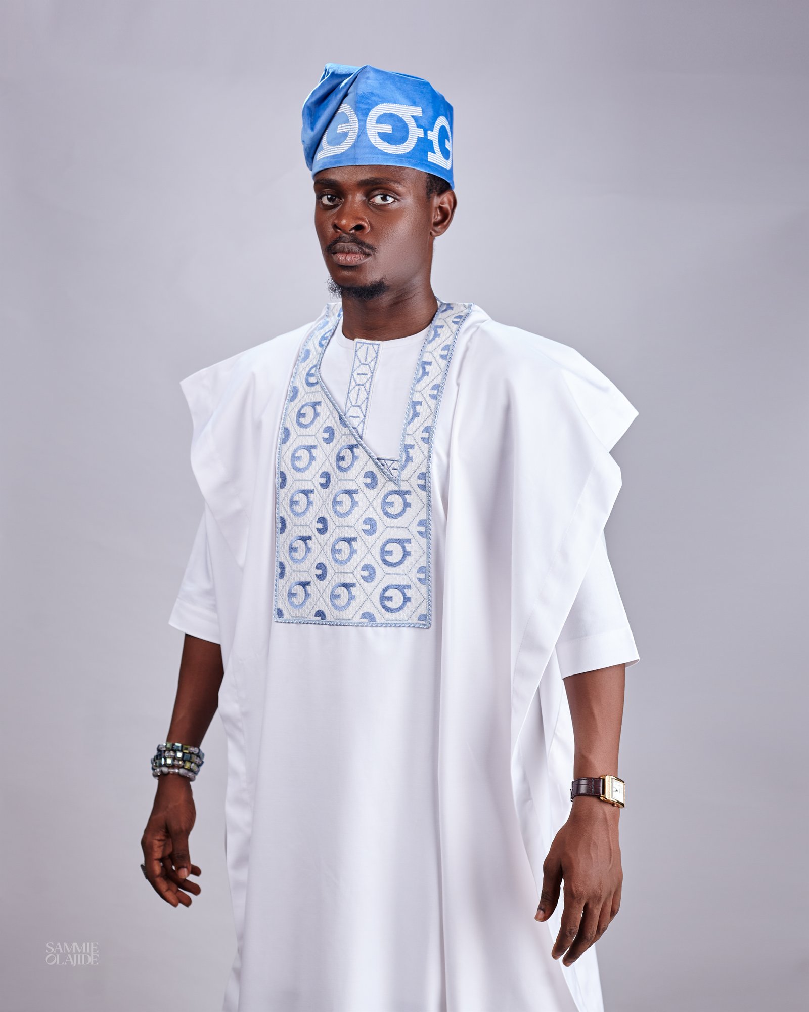 White Cashmere Agbada